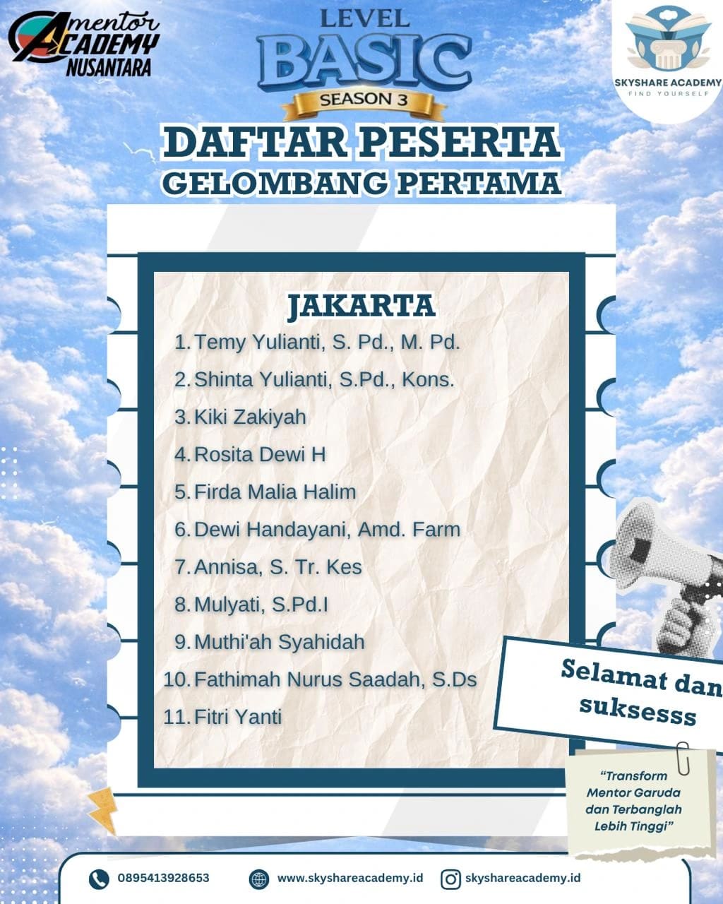 Pengumuman 3