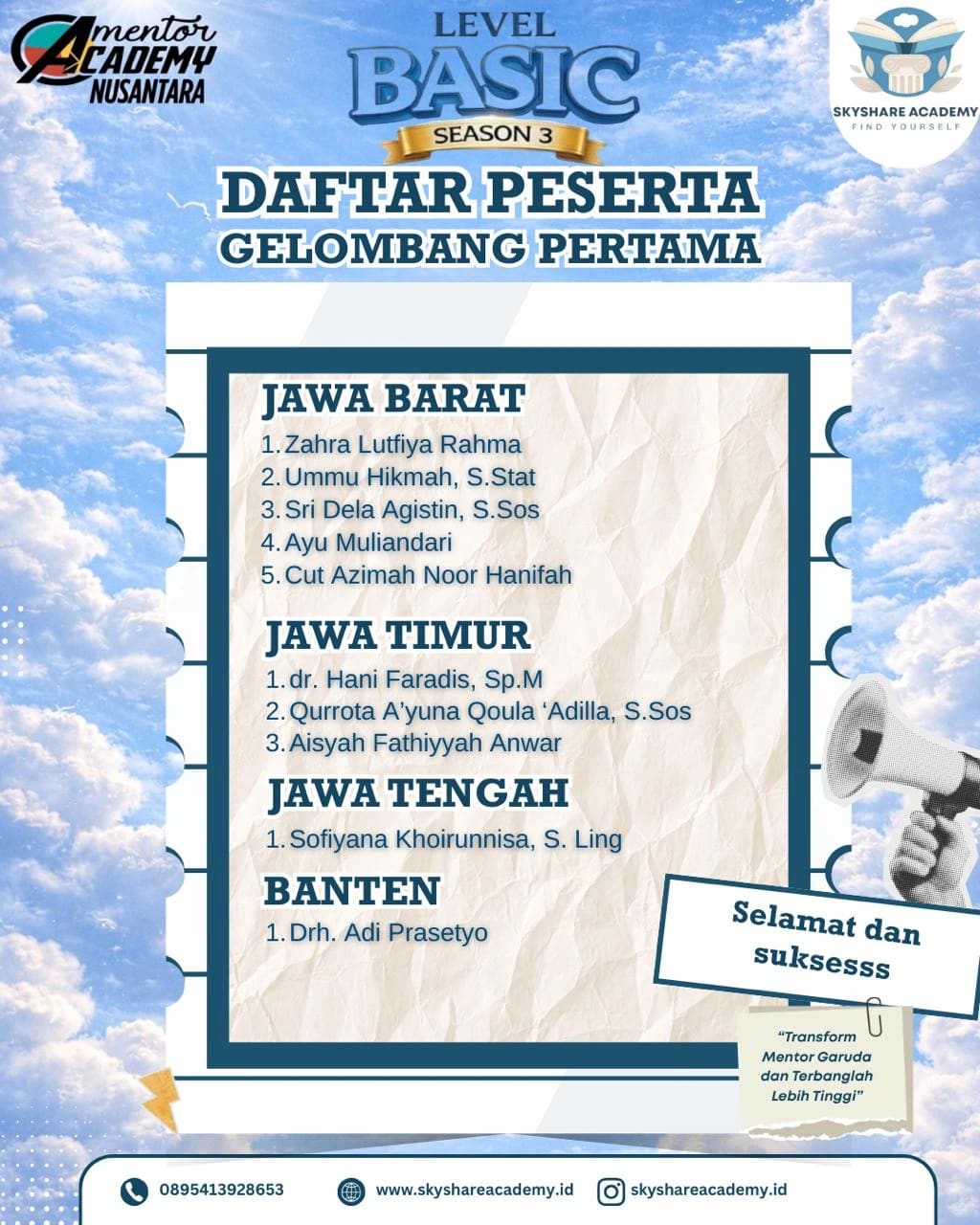 Pengumuman 5