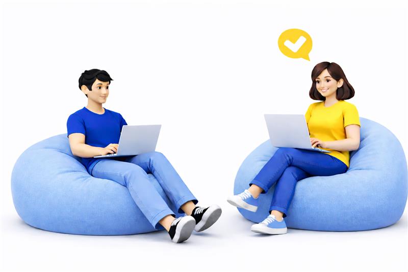 Team collaboration illustration