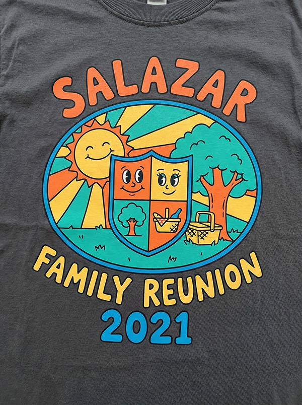 Custom shirts for weddings and showers