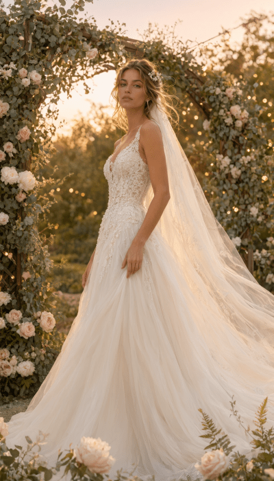 Noivas Virtuais: IA Cria Vestidos de Casamento Devised Sonhos