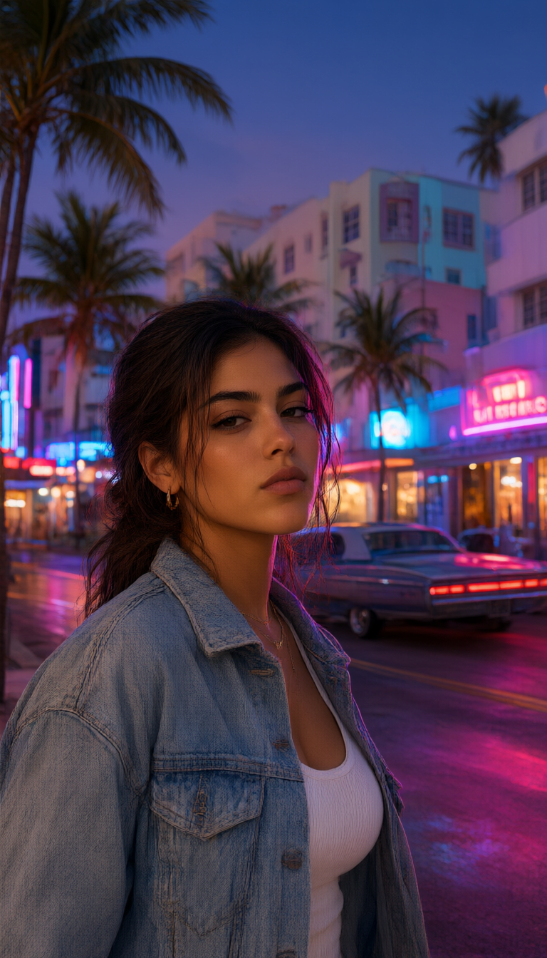 GTA 6: Como a IA Cria Imagens Incríveis da História de Lucia em Vice City