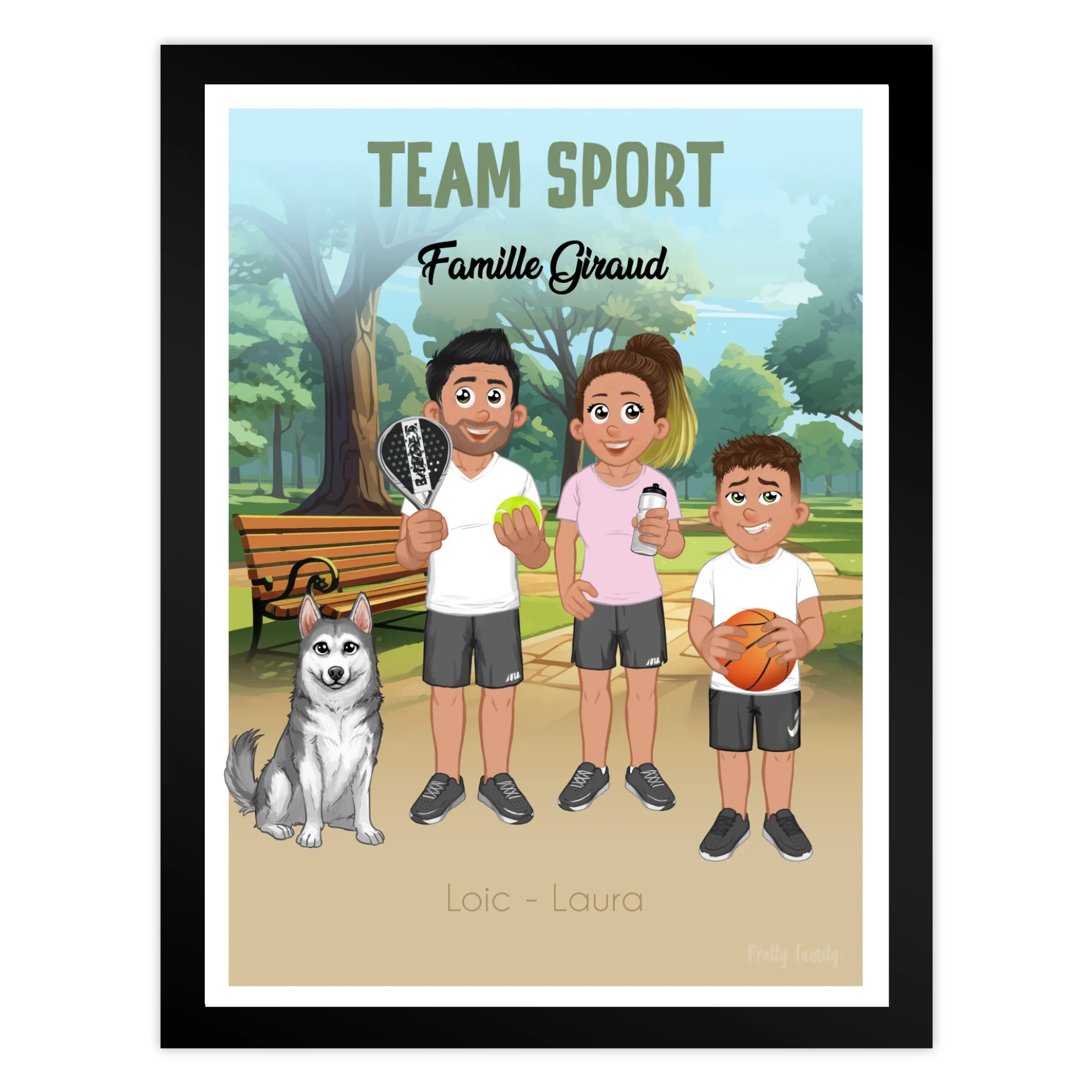 Sportive Family Poster