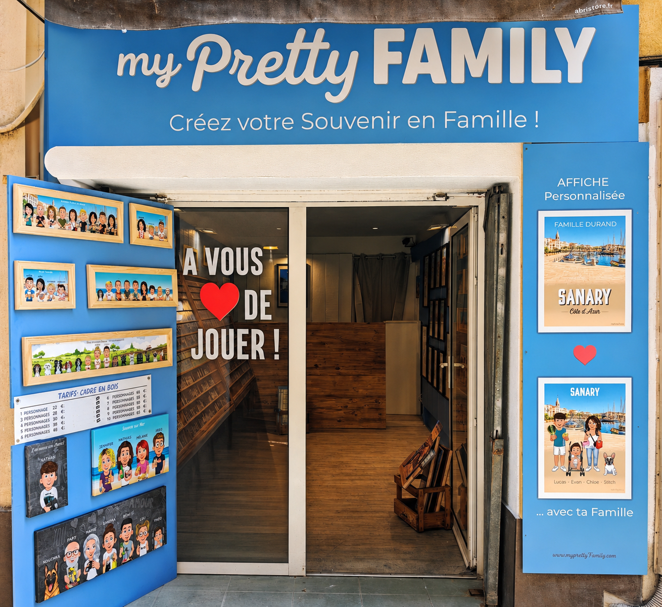La boutique ouverte à l'année dans le centre piétonnier de Sanary Sur Mer