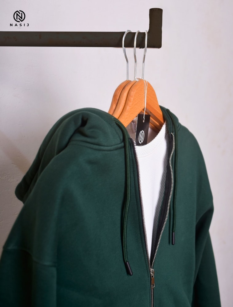 سويت شيرت بوكس فيت - color زيتي