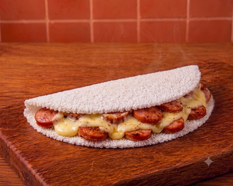 Tapioca De Calabresa