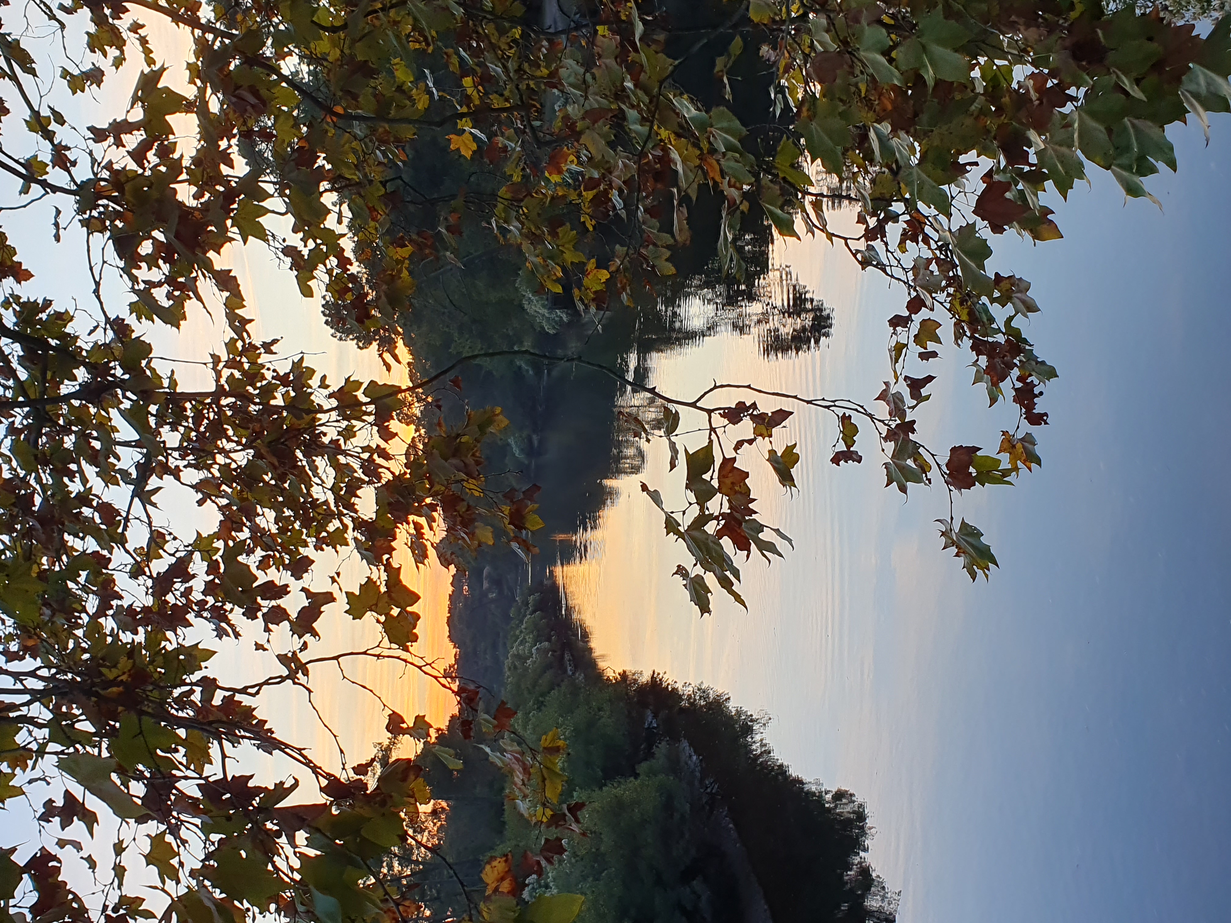 Couleurs automnales autour du courant