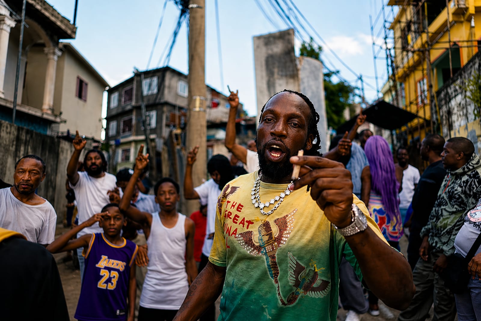 Mavado in the Bad and BBC Rich video frame
