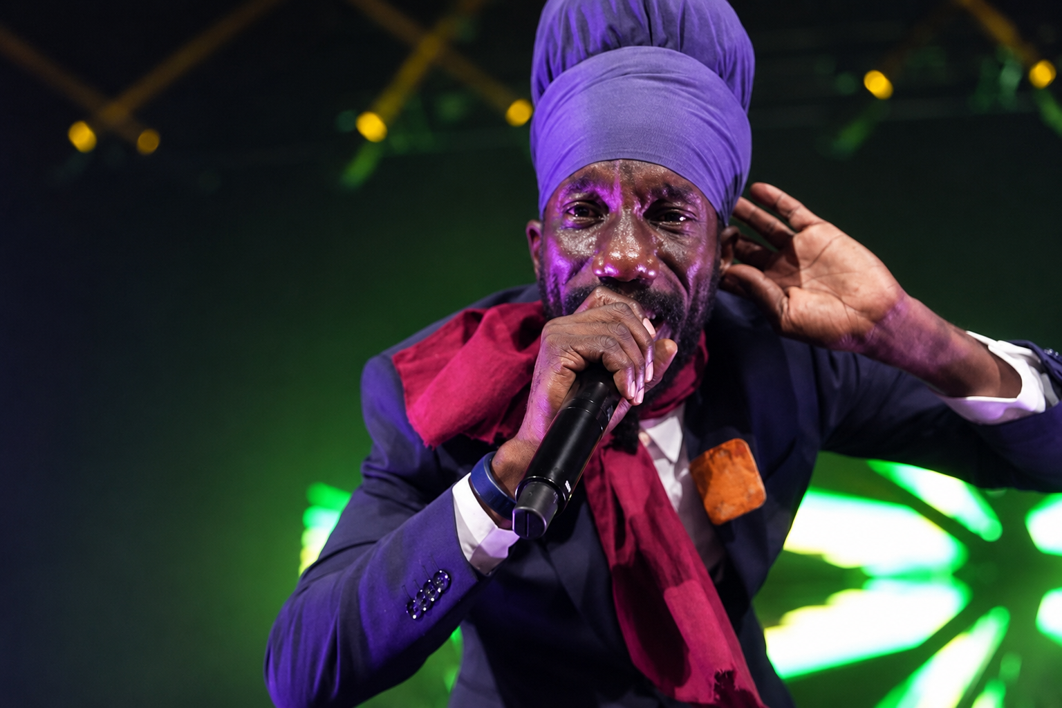 Sizzla roots reggae stage presence 2026