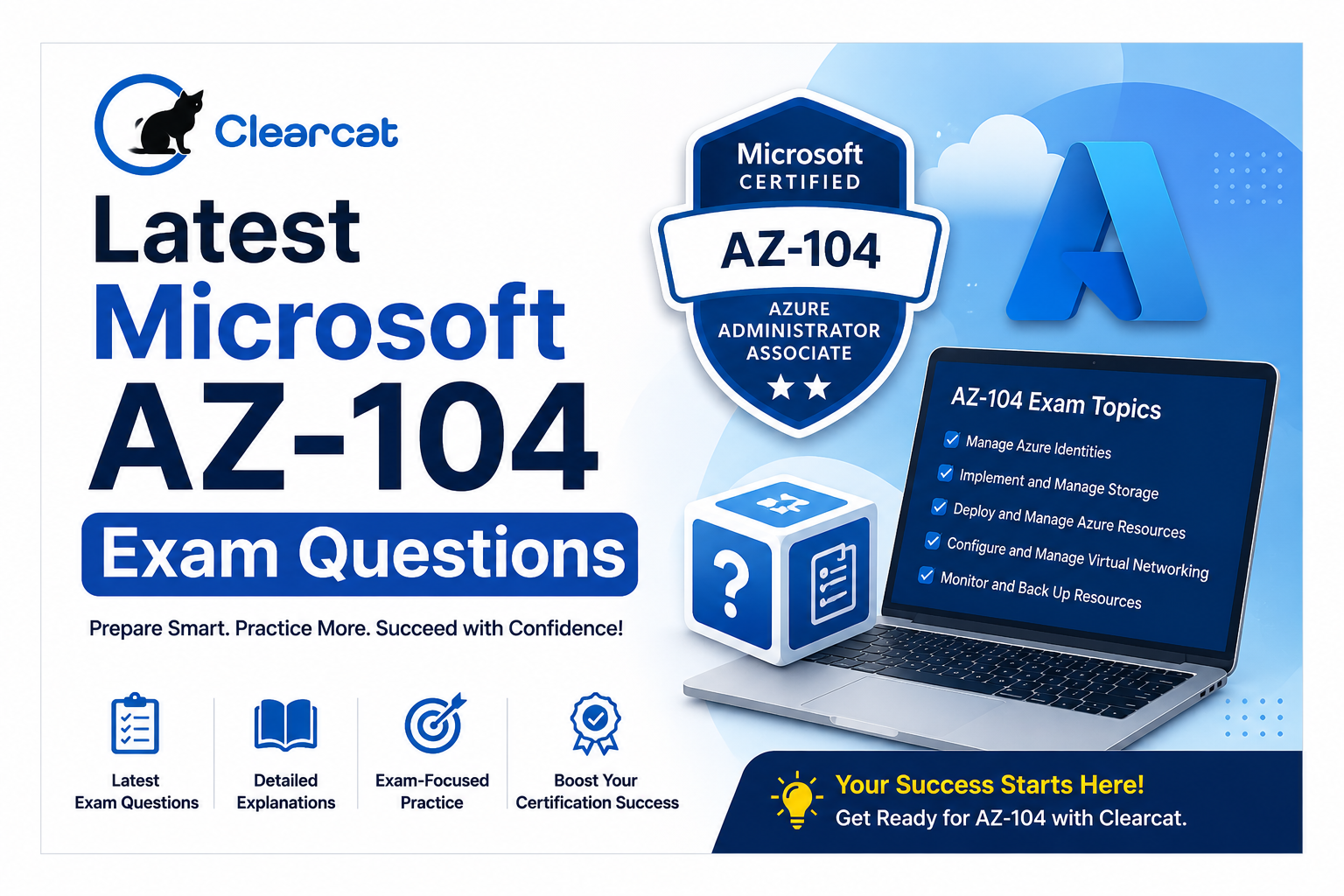 Latest Microsoft AZ-104 Exam Questions