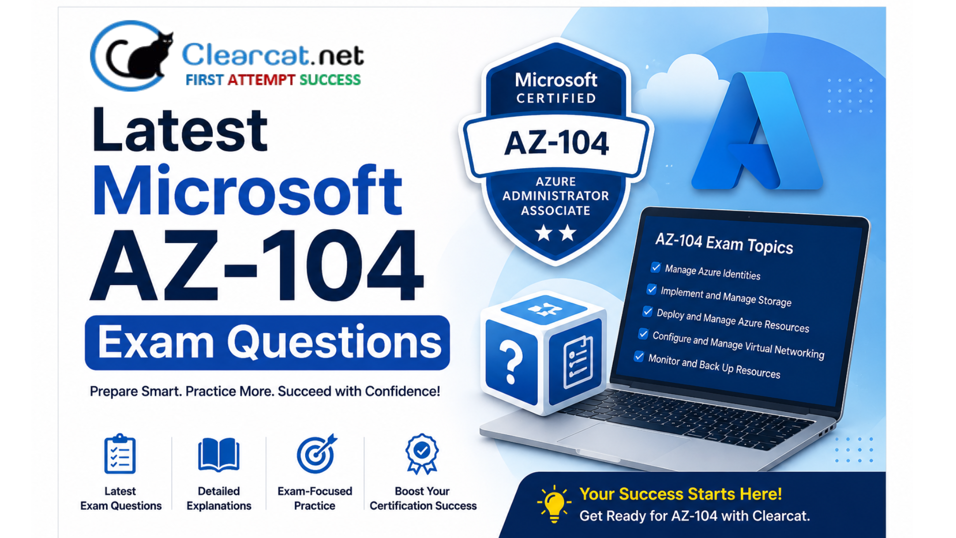 Latest Microsoft AZ-104 Exam Questions: Complete Guide for Azure Administrator Certification