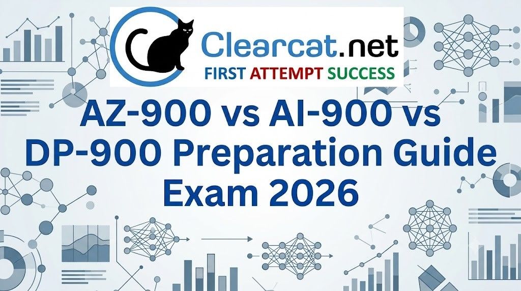 AZ-900 vs AI-900 vs DP-900