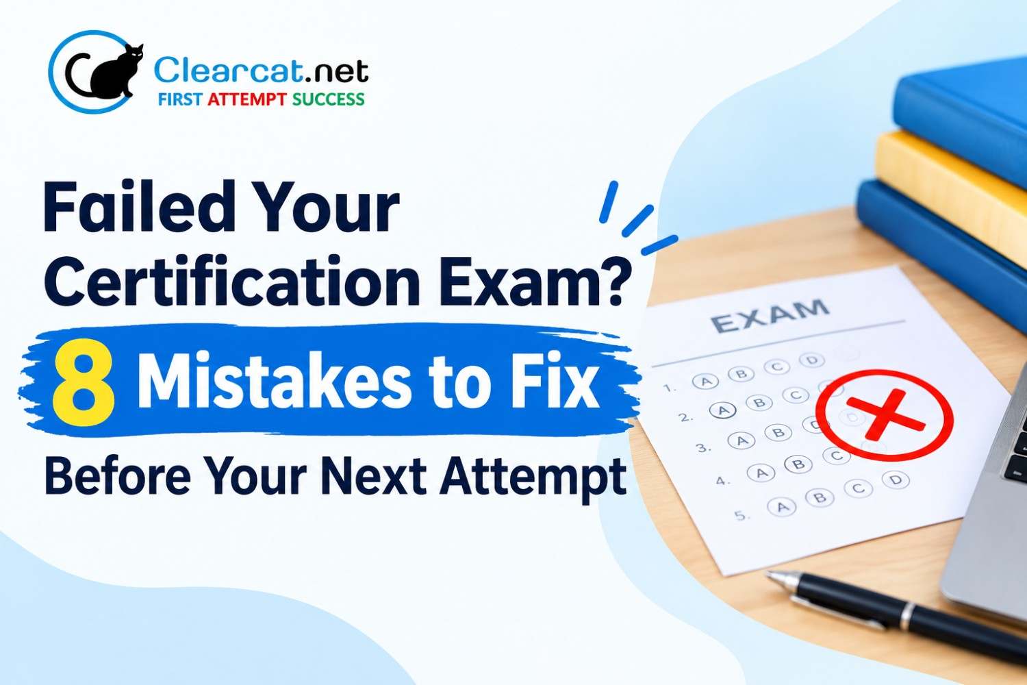 Failed Your Certification Exam? 8 Mistakes to Fix Before Your Next Attempt