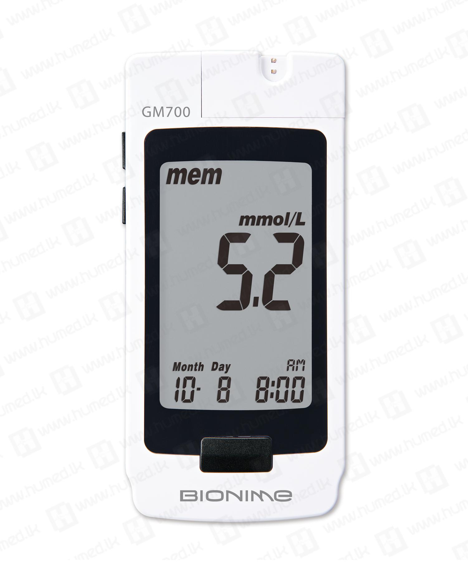 Bionime GM700 Glucometer (5 Years Warranty) 4 bionime