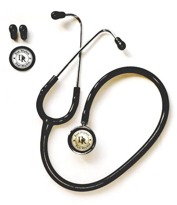 Dual Rhythm Stethoscope - Dark Blue (2 years warranty) 1 stethoscope