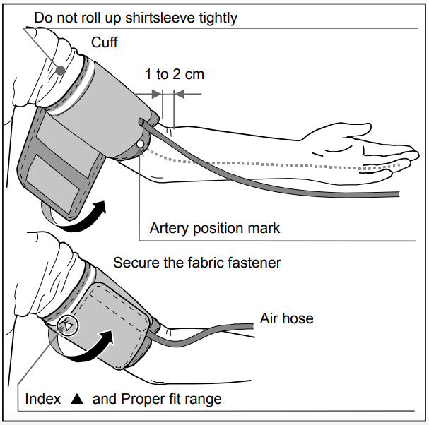 How to use AND Blood Pressure Monitor (UA 611) 3 Screenshot 2022 01 29 at 8.37.49 AM