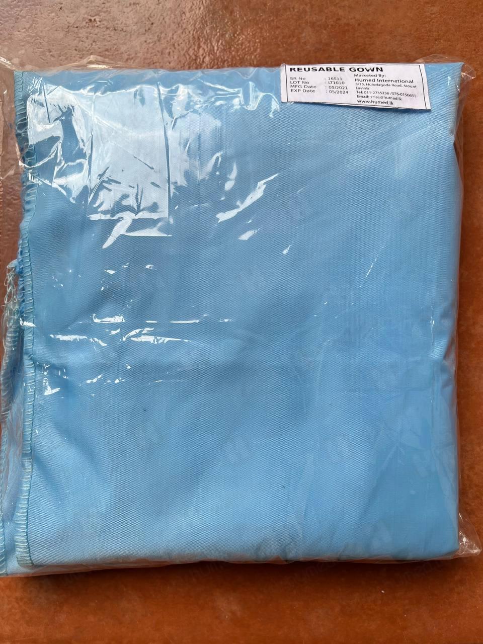 Reusable Gown - Light Blue 2 reusable gown