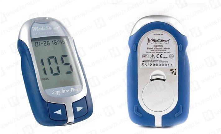 Medismart Sapphire Glucose Monitoring Kit (Lifetime Warranty) 7 medismart glucometer sri lanka