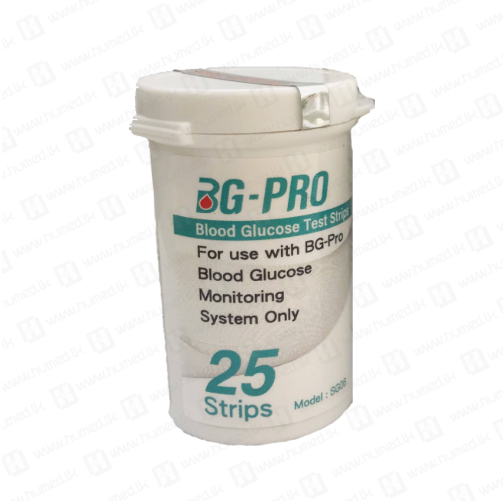 BG Pro Glucometer 25 Strips Pack 2 bg pro glucometer 25 strips