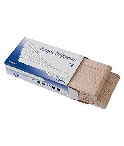 Wooden Tongue Depressor 100 Pieces 2 Wooden Tongue Depressor 100 Pieces - Image 2