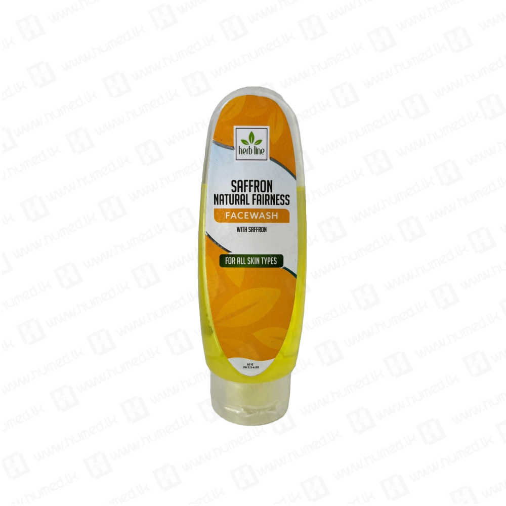 Saffron Natural Fairness Cleanser (For All Skin Type) - 60ml 1 Saffron Natural Fairness Cleanser