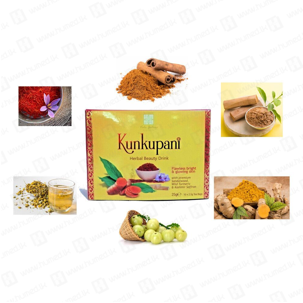 Kunkupani Herbal Beauty Drink 10 Tea Bags 1 kunkupani herbal beauty drink