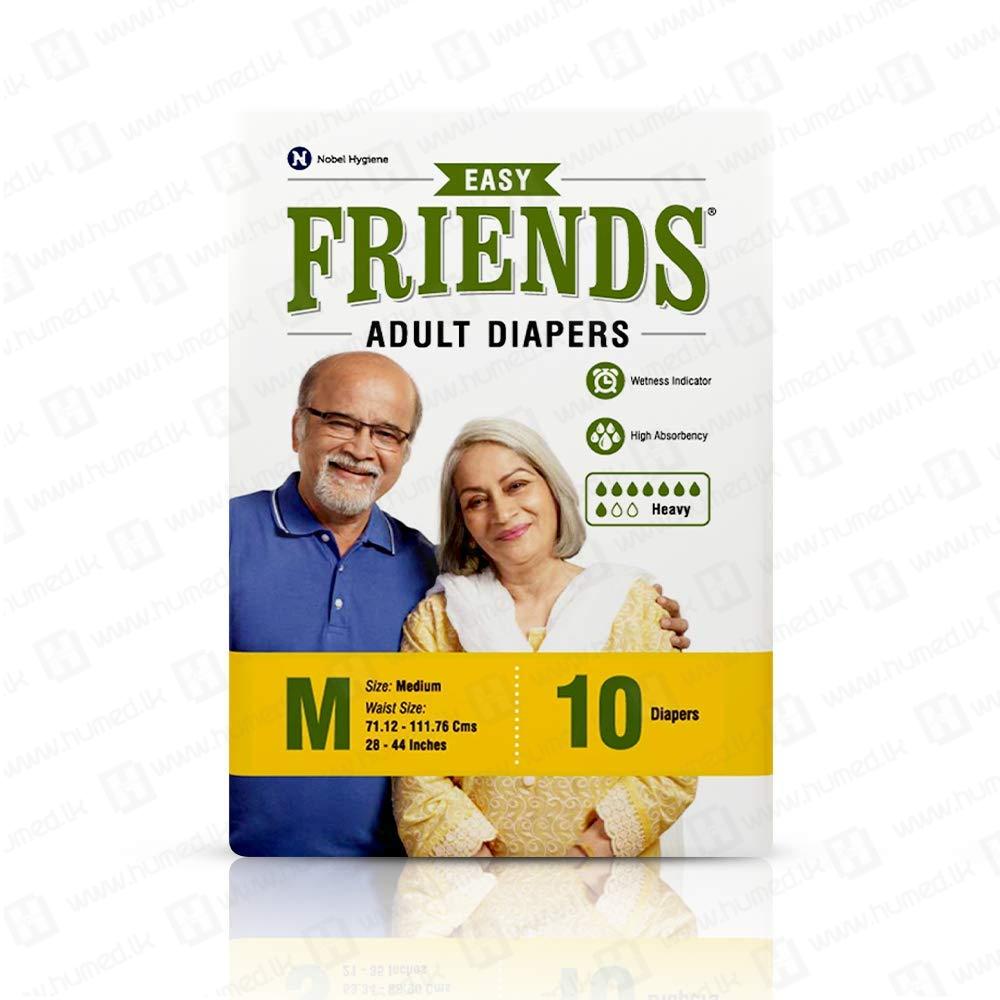 Friends Adult Diapers Medium 10pcs - Ultimate Comfort: Premium Protection in Sri Lanka 1 Adult Diapers sri lanka price Adult, Adult Diaper, Adult Medium, Adult Pasting, Diaper, Friend Adult, Friends, Medium, Pasting