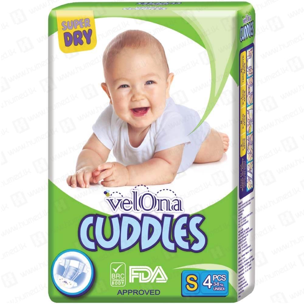 Velona Cuddles Dry Diapers Small 4pcs - Ultimate Comfort and Protection 1 Velona Cuddles Dry Diapers Baby diapers sri lanka price best Baby Pasting, Large pasting, Velona cuddles, Velona small
