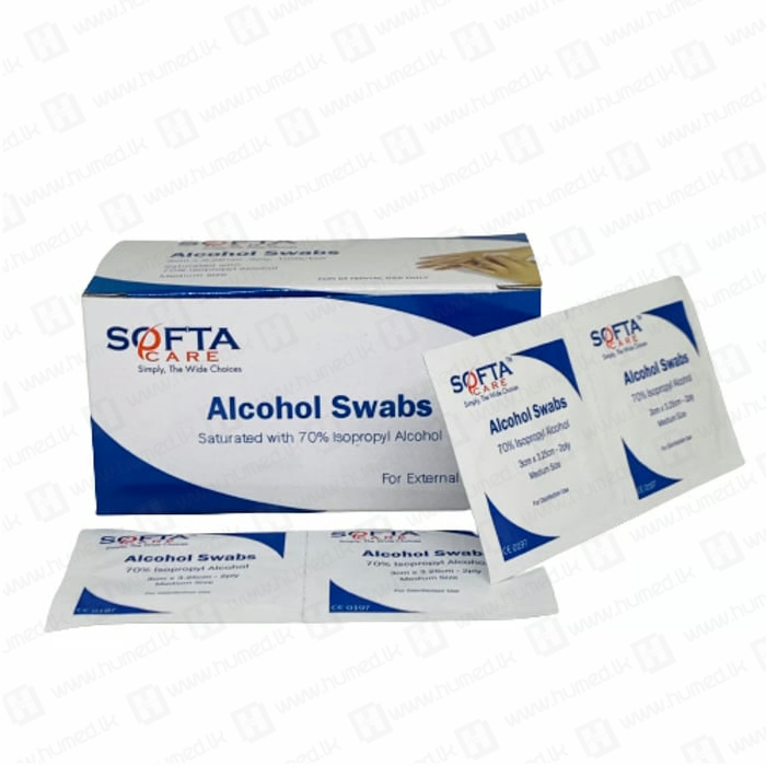 Isopropyl Alcohol Pads / Wipes – 100 PCS - Alcohol Pad | Buy Online Sri Lanka | Hu Med