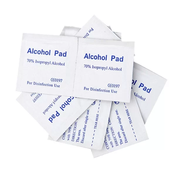 Isopropyl Alcohol Pads / Wipes – 100 PCS - Alcohol Pad Image 2 | Buy Online Sri Lanka | Hu Med
