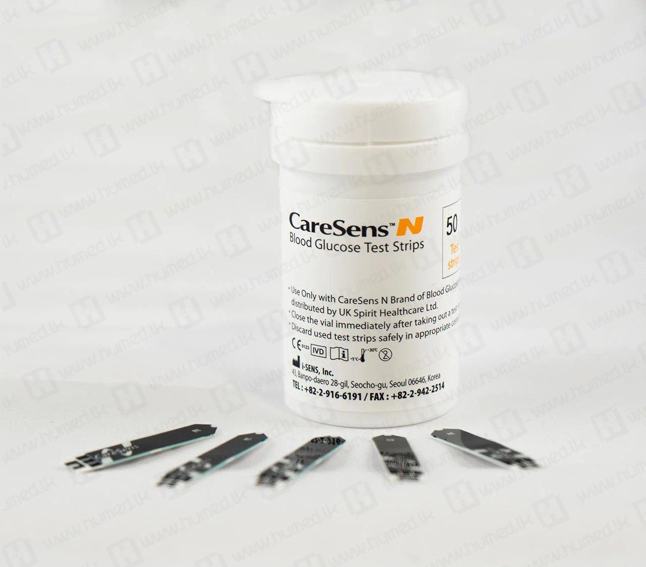 Caresens Eco 100 Strip Pack - Sugar Testing Strips Image 3 | Buy Online Sri Lanka | Hu Med