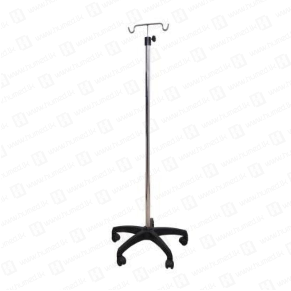 Saline Stand (Stainless Steel) - Hospital Furniture | Buy Online Sri Lanka | Hu Med