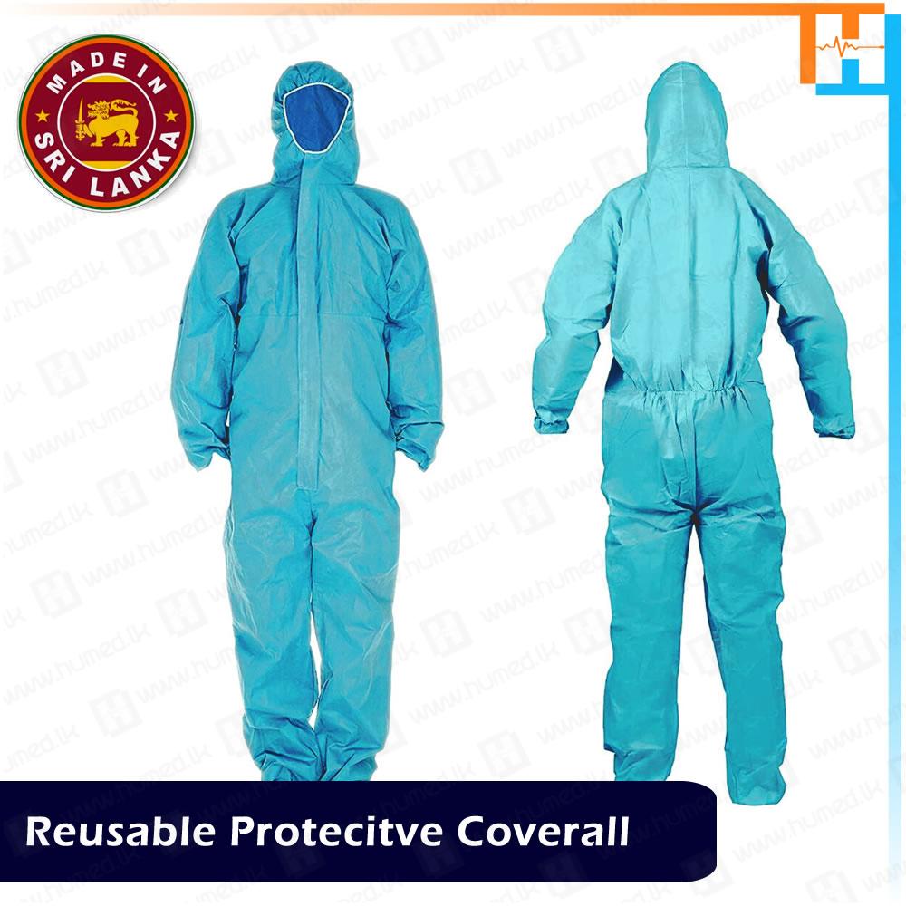Reusable Coverall - Light Blue - Coveralls | Buy Online Sri Lanka | Hu Med
