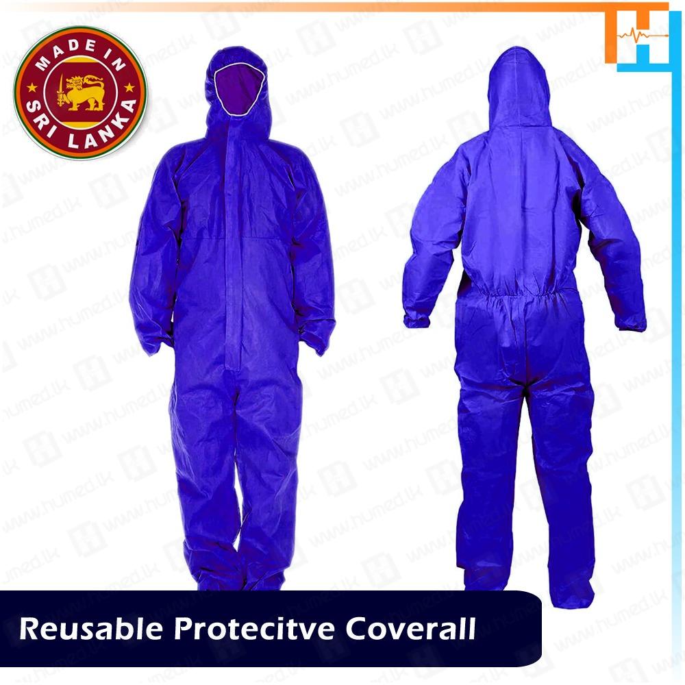 Reusable Coverall - Navy Blue - Coveralls | Buy Online Sri Lanka | Hu Med