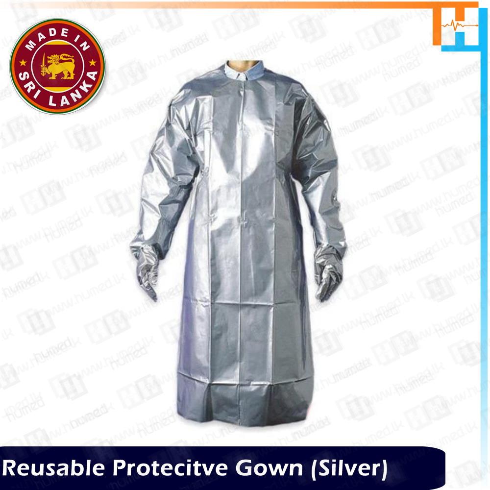 Reusable Gown - Silver - Gowns | Buy Online Sri Lanka | Hu Med