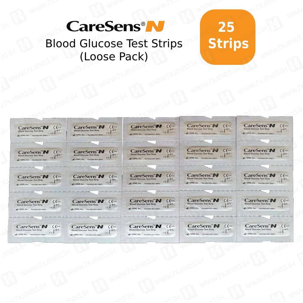 Caresens Eco Glucometer 25 Strips Pack - Sugar Testing Glucometers | Buy Online Sri Lanka | Hu Med