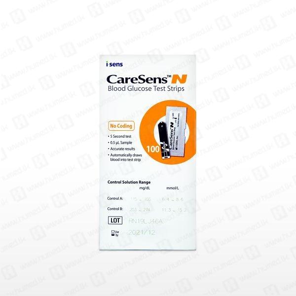 Caresens Eco 100 Strip Pack - Sugar Testing Glucometers | Buy Online Sri Lanka | Hu Med