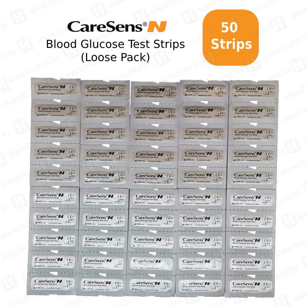 Caresens Eco Glucometer Strips 50 Pack - Sugar Testing Glucometers | Buy Online Sri Lanka | Hu Med