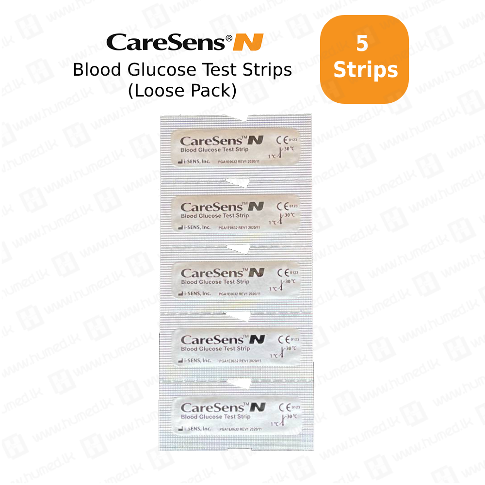 Caresens Eco Glucometer Strips 5 Pack - Sugar Testing Glucometers | Buy Online Sri Lanka | Hu Med