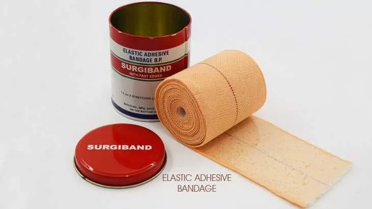 Surgiband Elastic Adhesive Bandage 7.5cm x 4.5m - First Aid Items Image 3 | Buy Online Sri Lanka | Hu Med