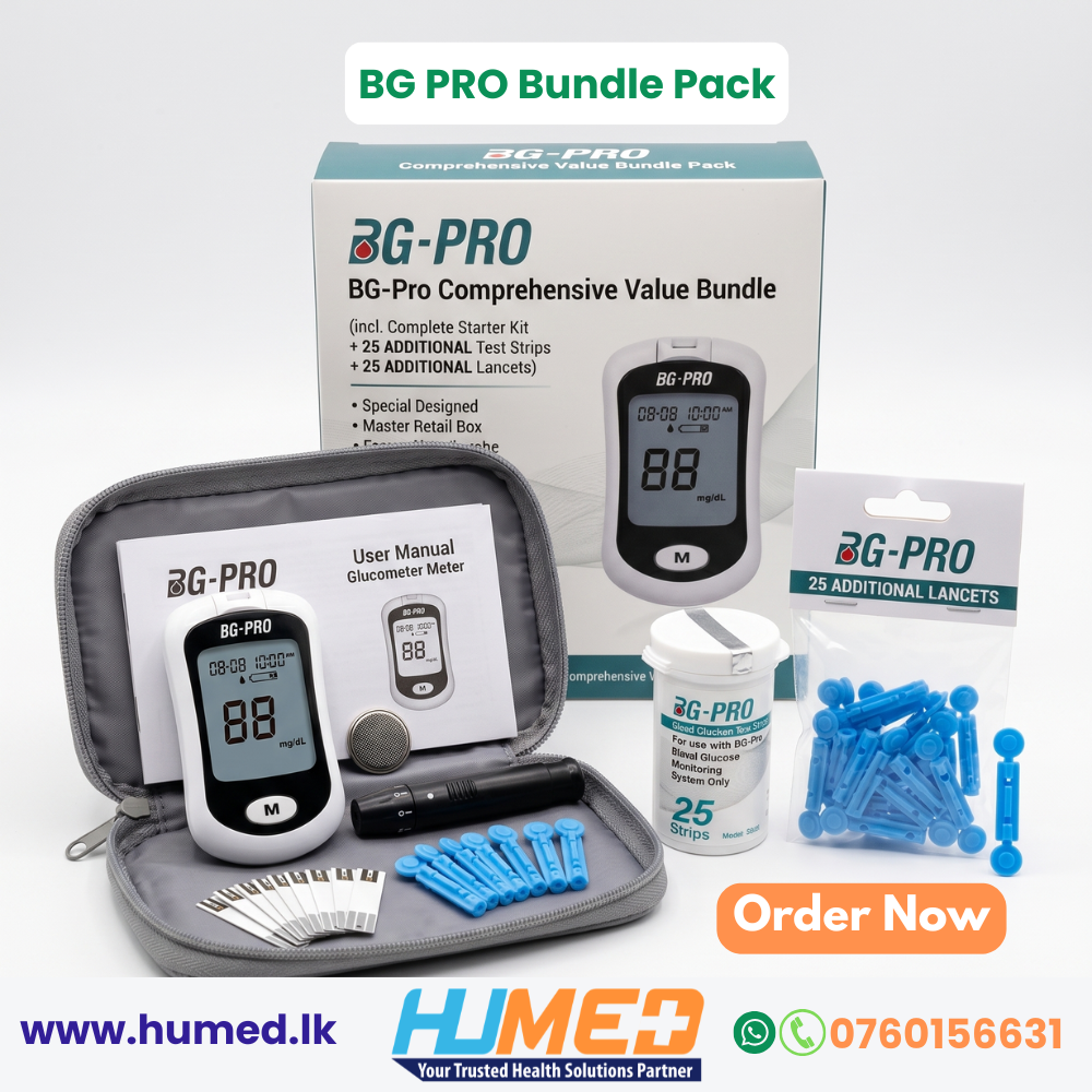 BG Pro Glucometer Bundle – Complete Home Monitoring Pack