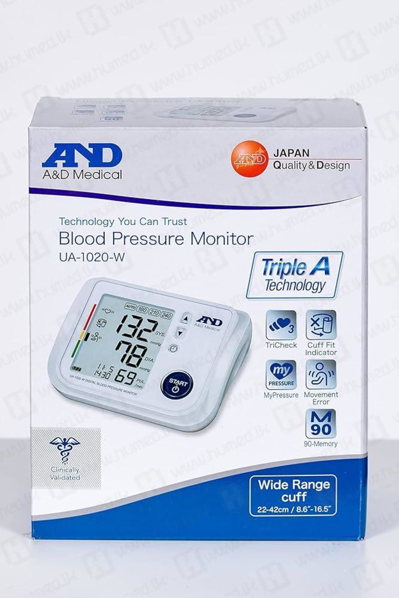 UA-1020 Upper Arm Blood Pressure Monitor sri lanka