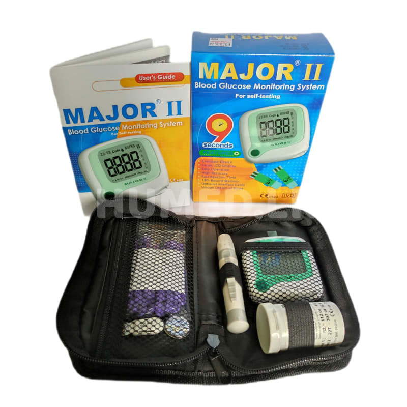 How to Use Major II Glucose Meter