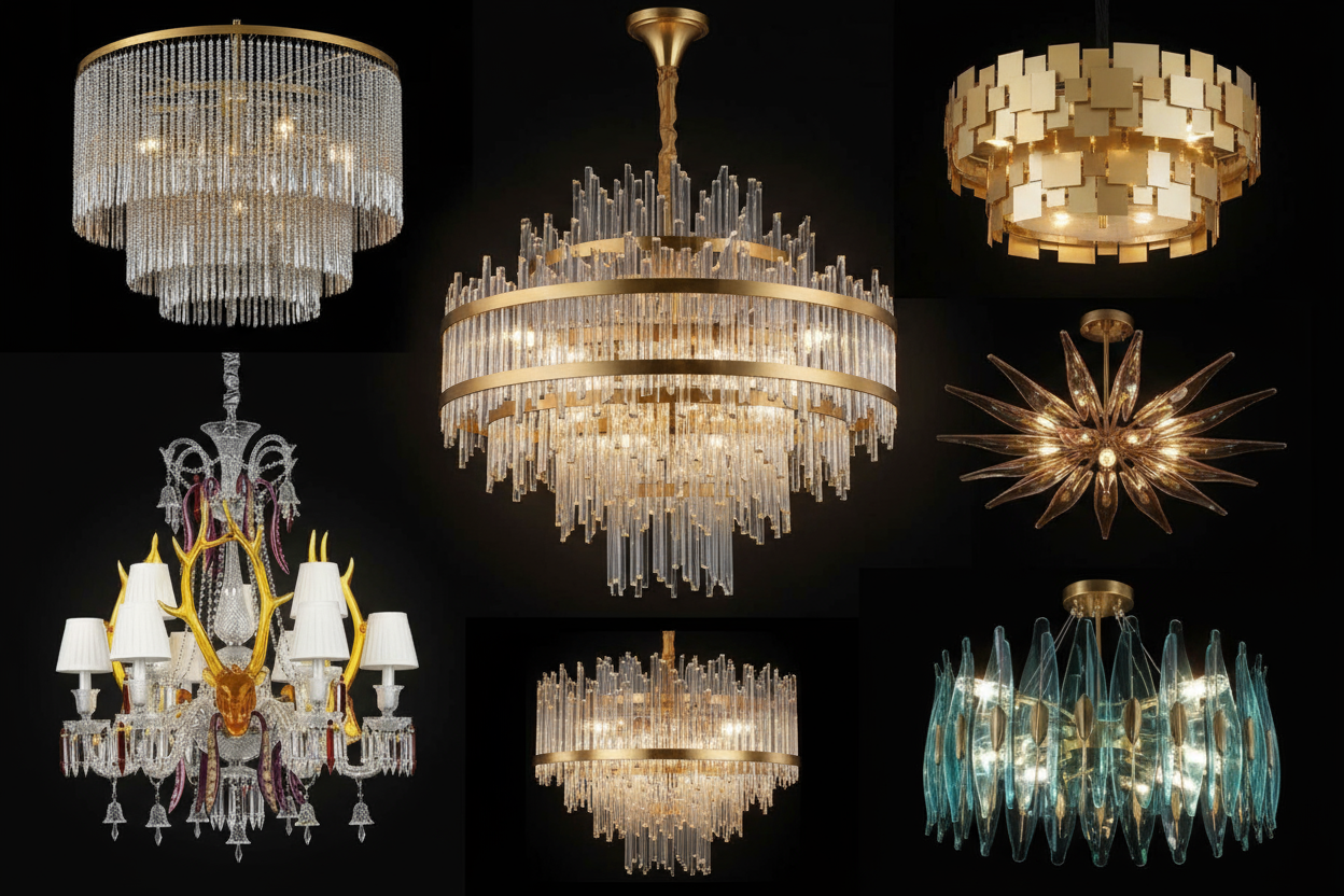 Chandeliers & Lamps 