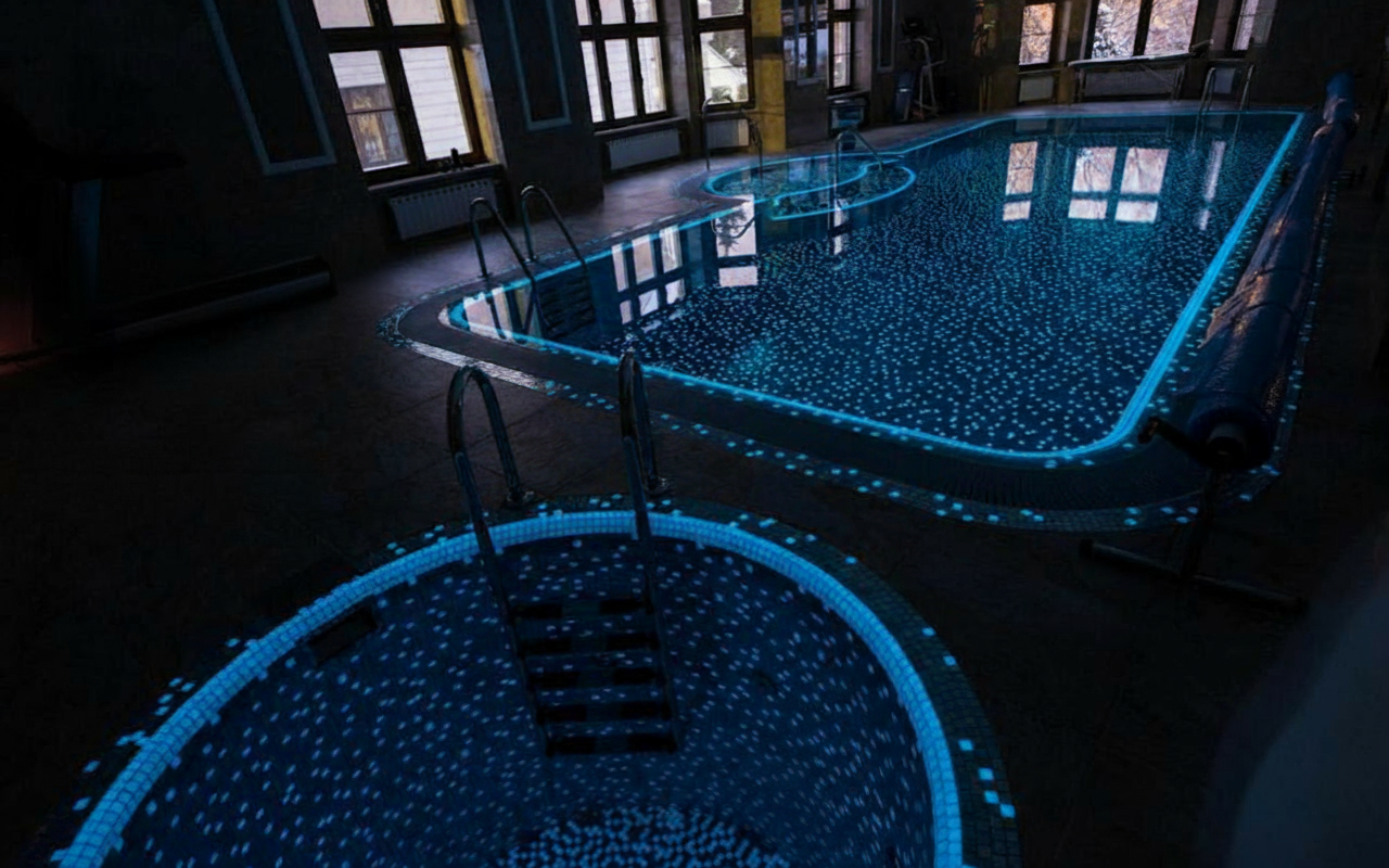 Luminous Mosaic Tiles