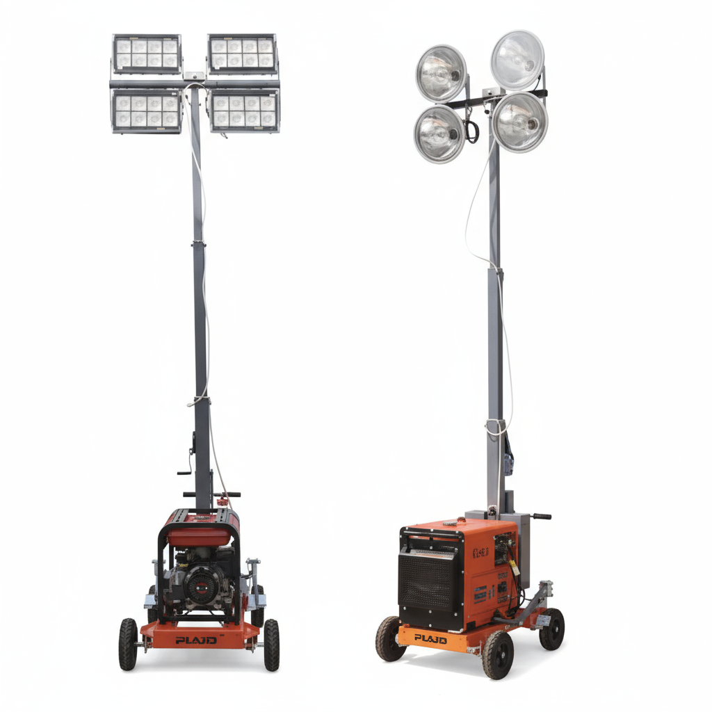 Mobile Light Tower Machine