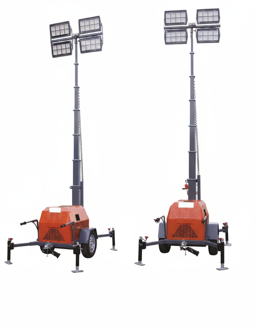 Trailer Light Tower Machine