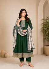 Shahidhara: Elite Designer Anarkali Couture - Detail View