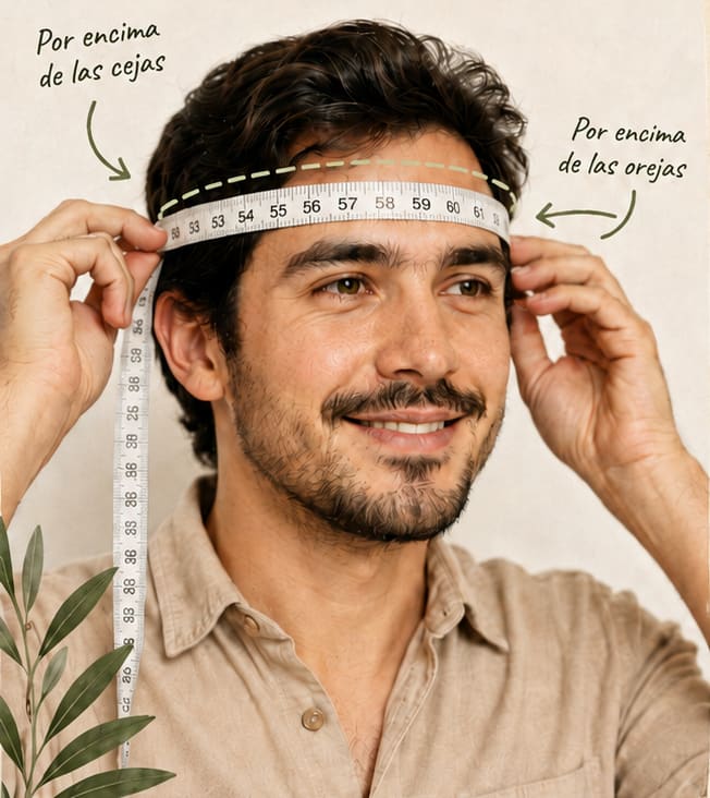 Cómo medir la cabeza para elegir la talla de sombrero