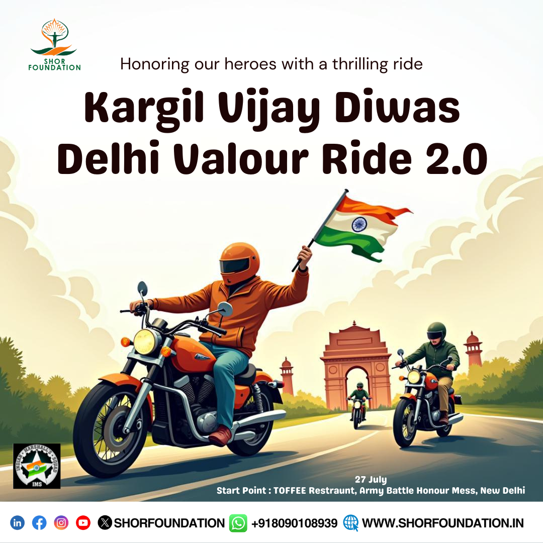 DELHI VALOR RIDE on Kargil Vijay Diwas
